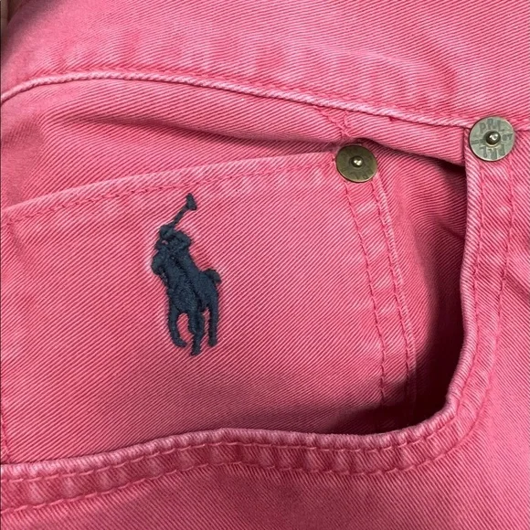 Polo Ralph Lauren Nantucket Red Denim Jeans 38x34